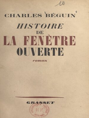 cover image of Histoire de la fenêtre ouverte